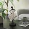 14.25" Black & Silver Dancer Decorative Sculpture